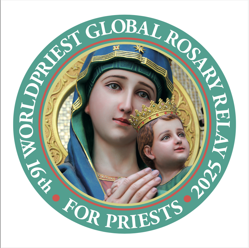 GLOBAL ROSARY RELAY 2025 LOGO