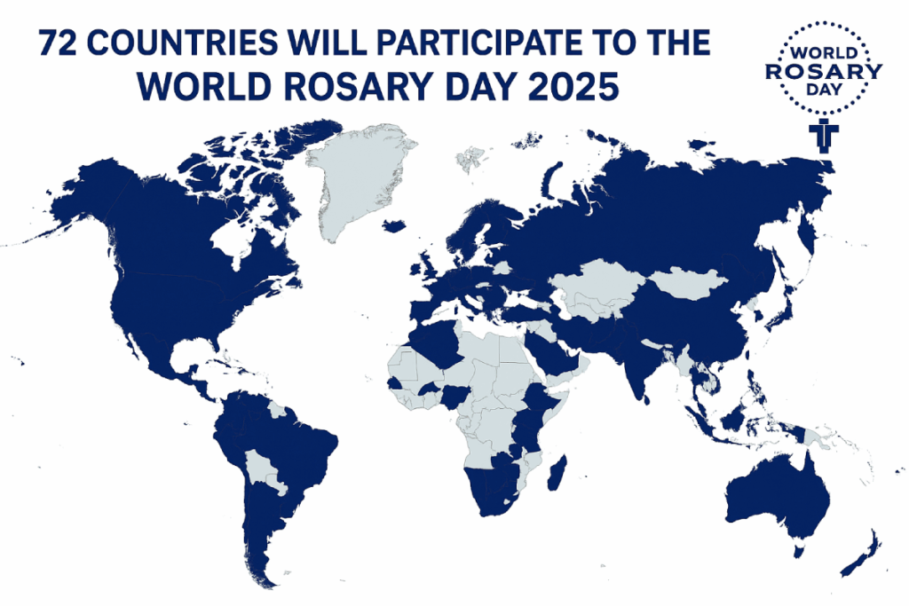 WORLD ROSARY DAY 2025 PARTICIPATING COUNTRIES